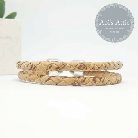 Mens Braided 5mm Portuguese Cork