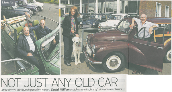 Not Just Any Old Car - The Daily Telegraph 8/10/11
