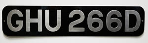 aluminium back number plate